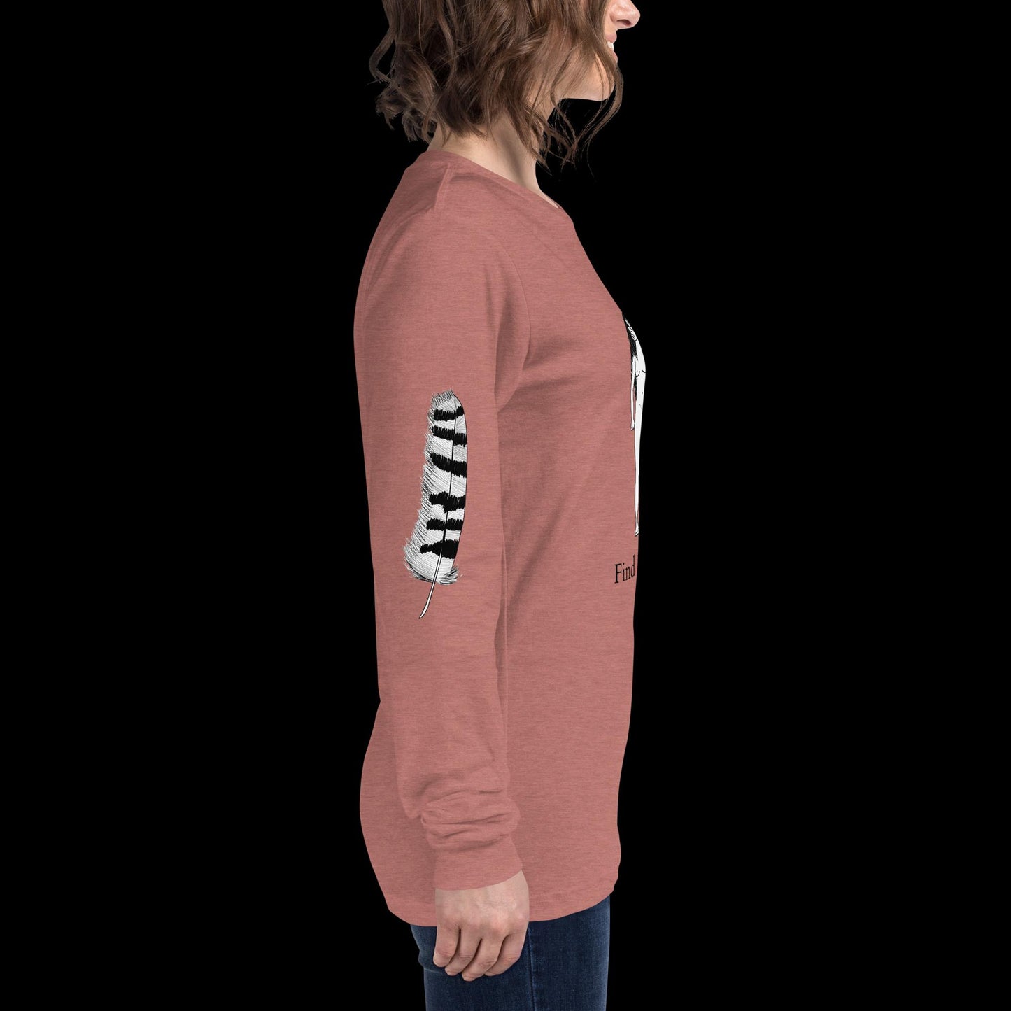 Owl Find Your Wild Light Colors Long Sleeve Tee