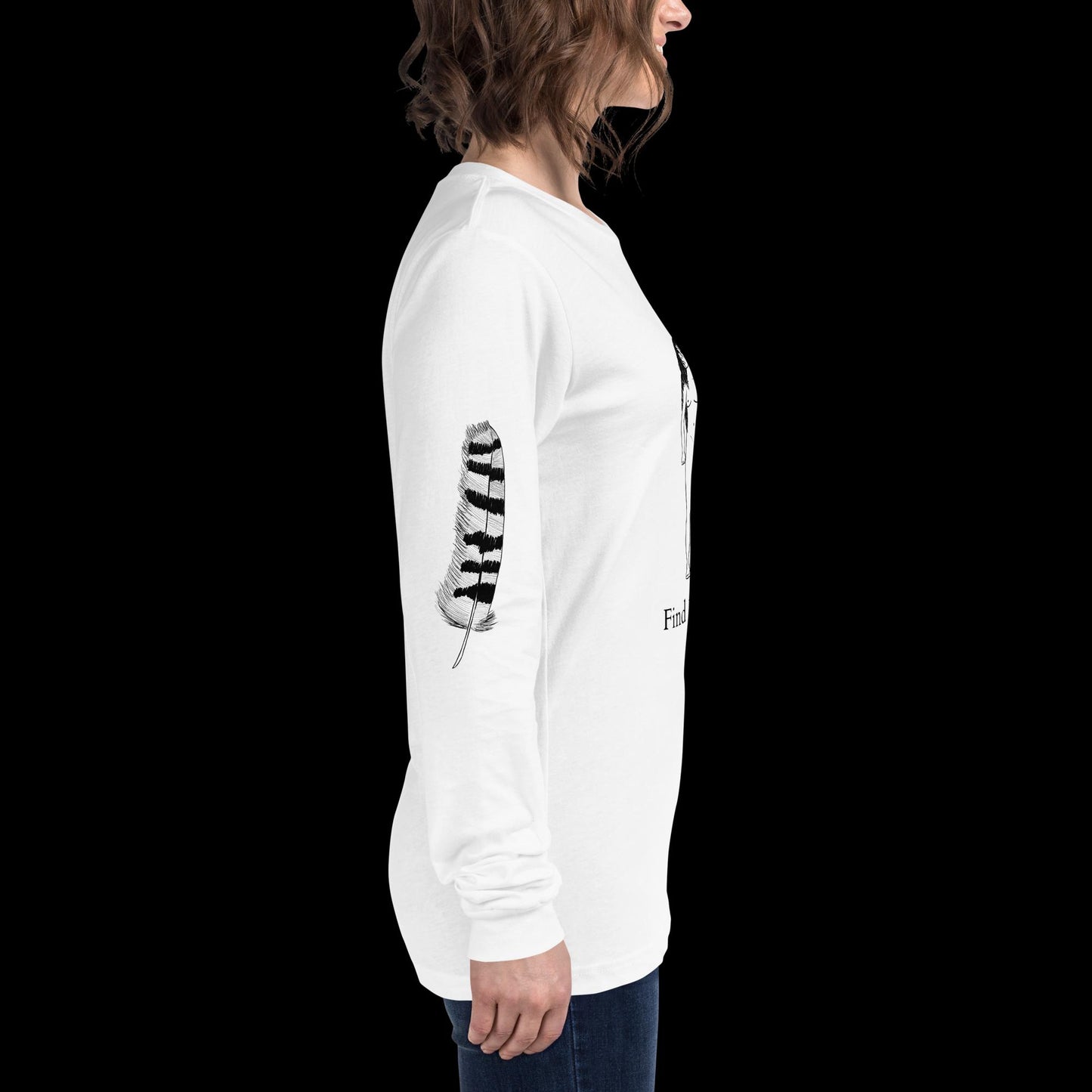Owl Find Your Wild Light Colors Long Sleeve Tee