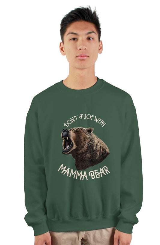 Don’t fuck with Mama Bear heavy crewneck sweatshir