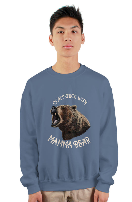 Don’t fuck with Mama Bear heavy crewneck sweatshir