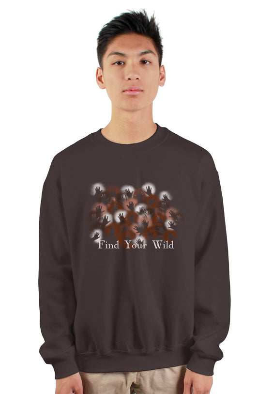 cave hands heavy crewneck sweatshirt