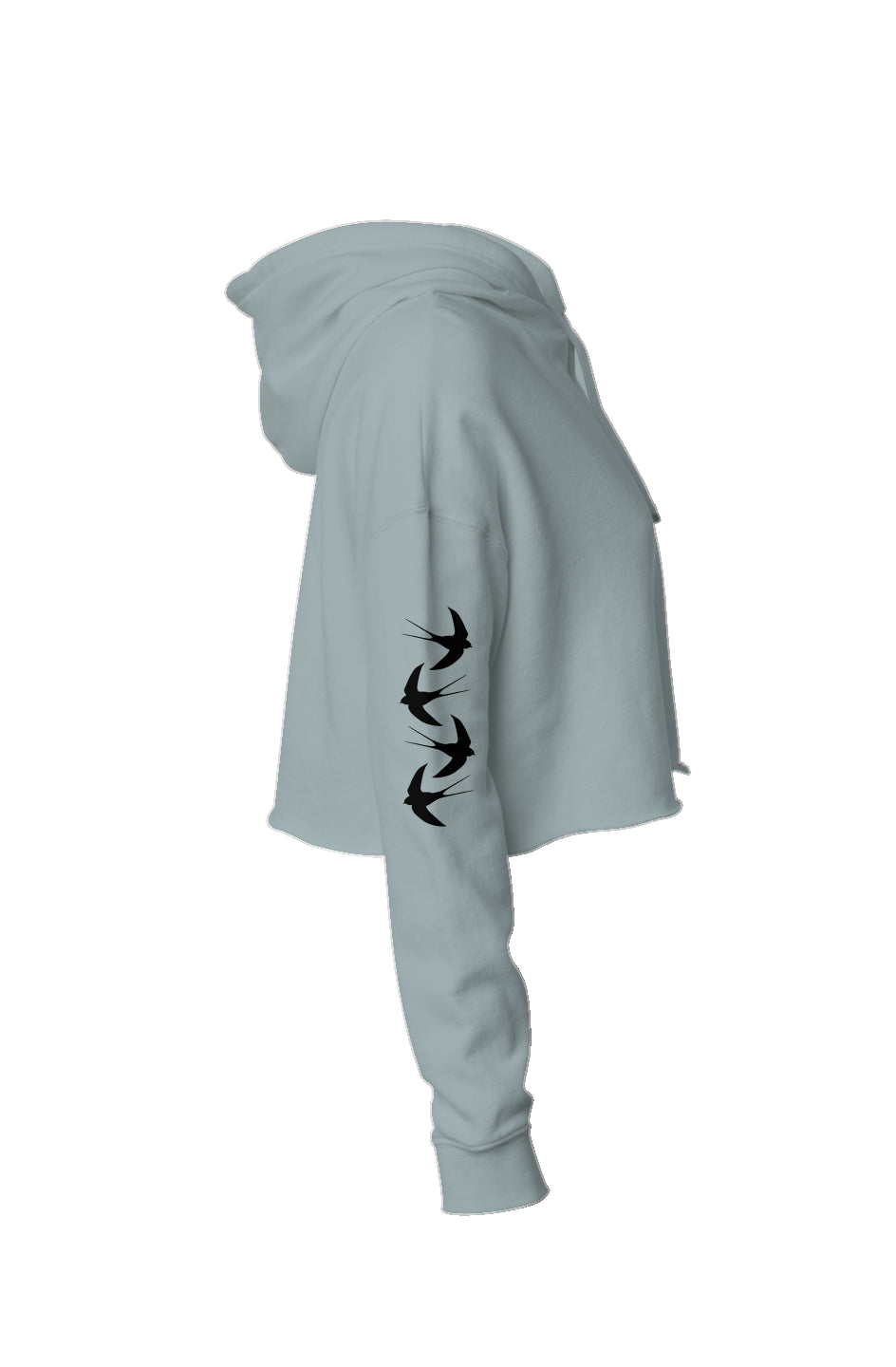 swallow it Crop Hoodie