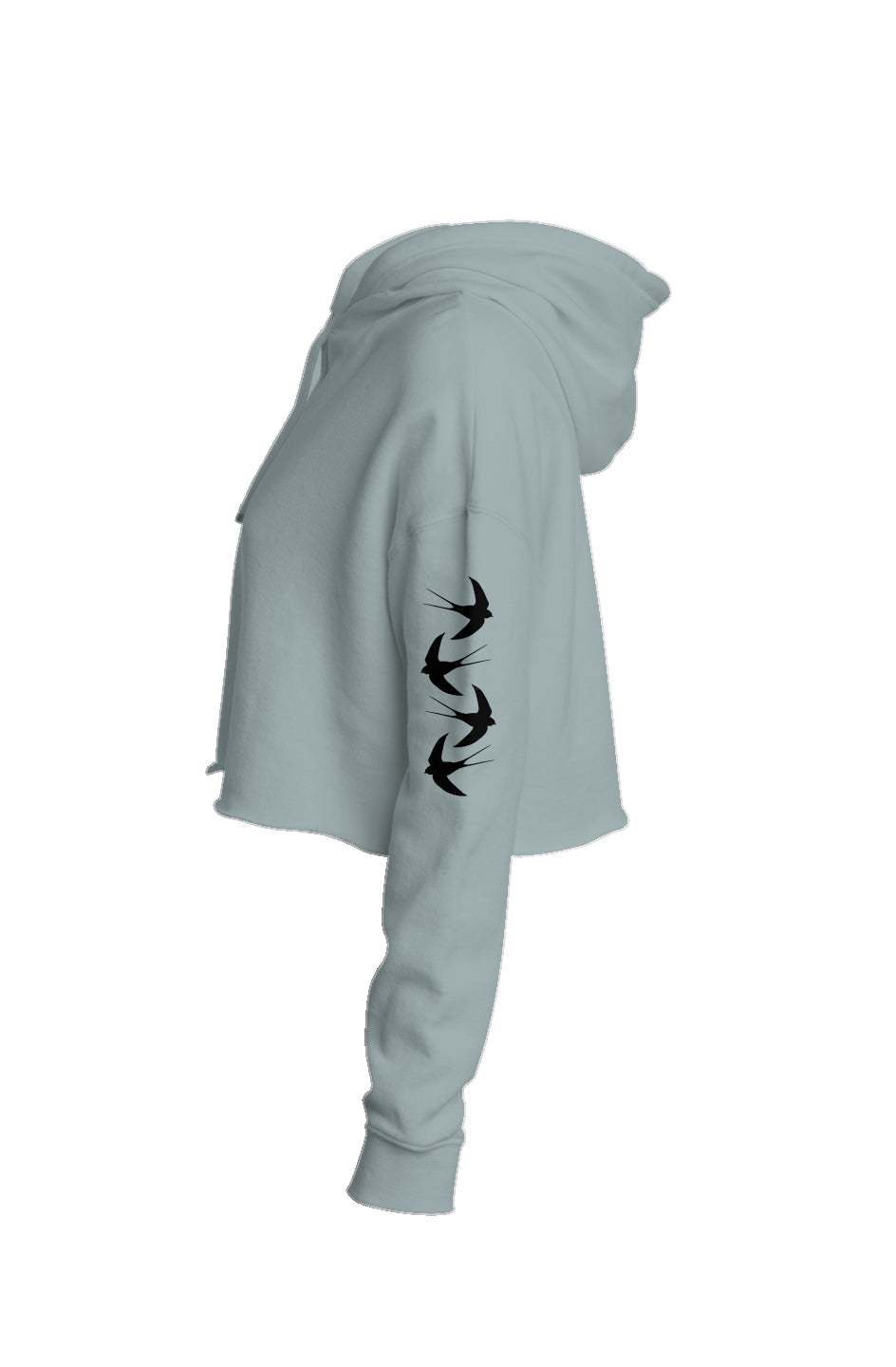 swallow it Crop Hoodie