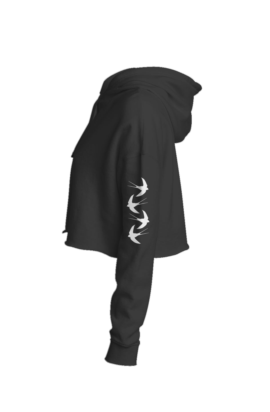 swallow it Crop Hoodie