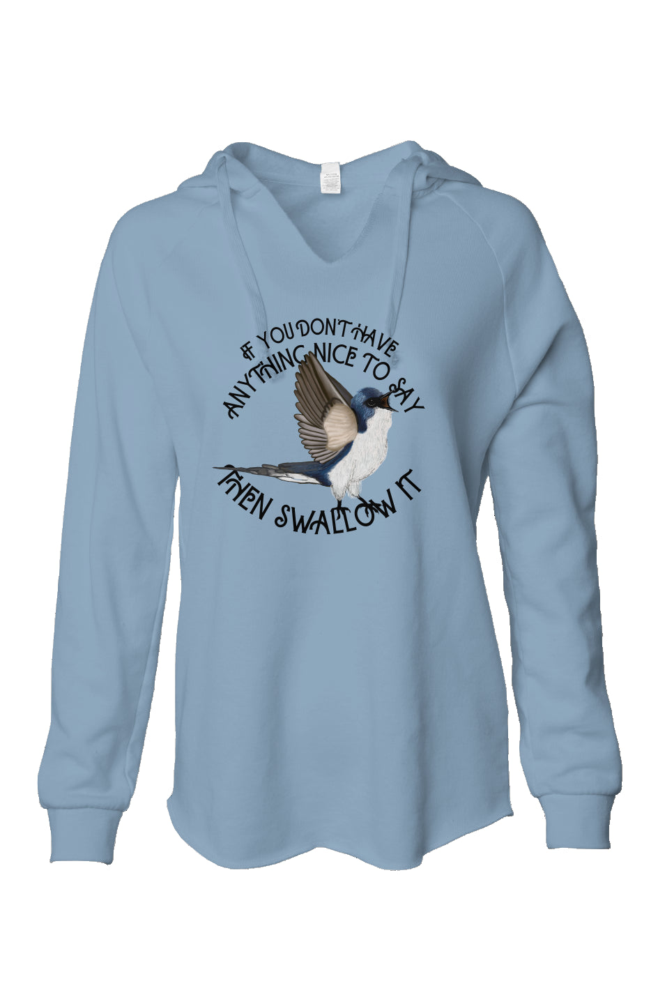 Swallow it  Wash Hooded Sweatshirt