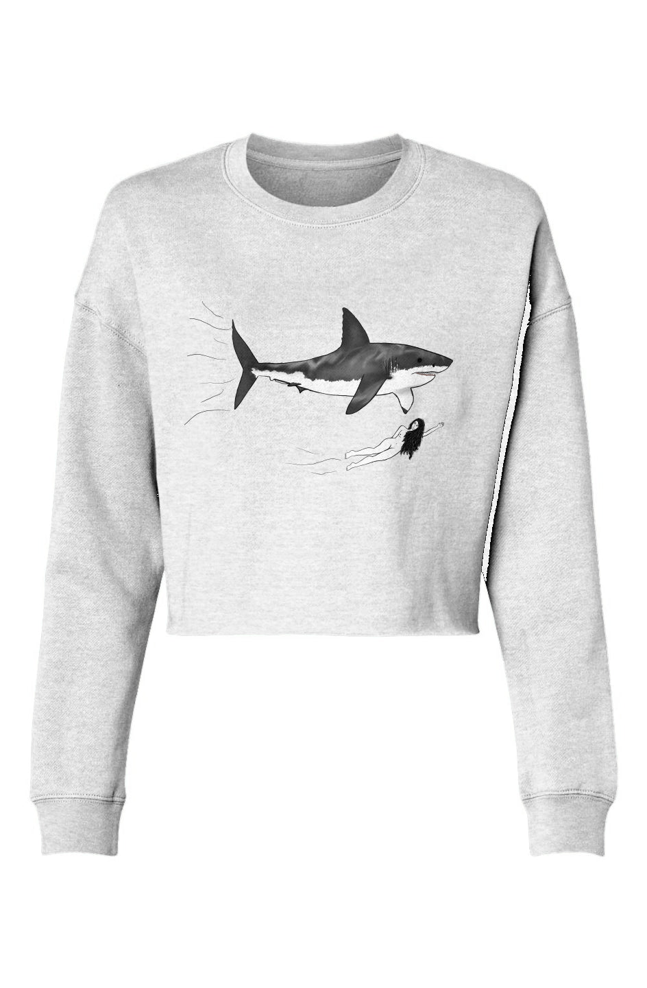 shark Cropped Crew