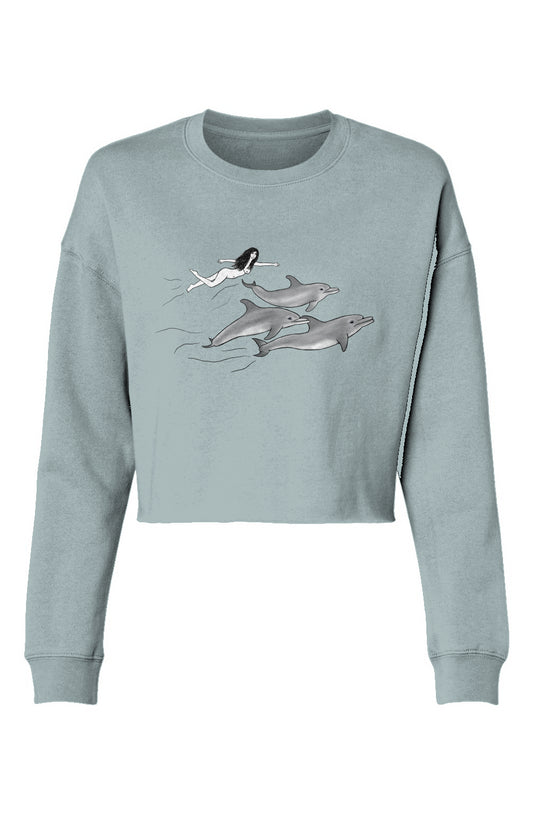 dolphin Cropped Crew