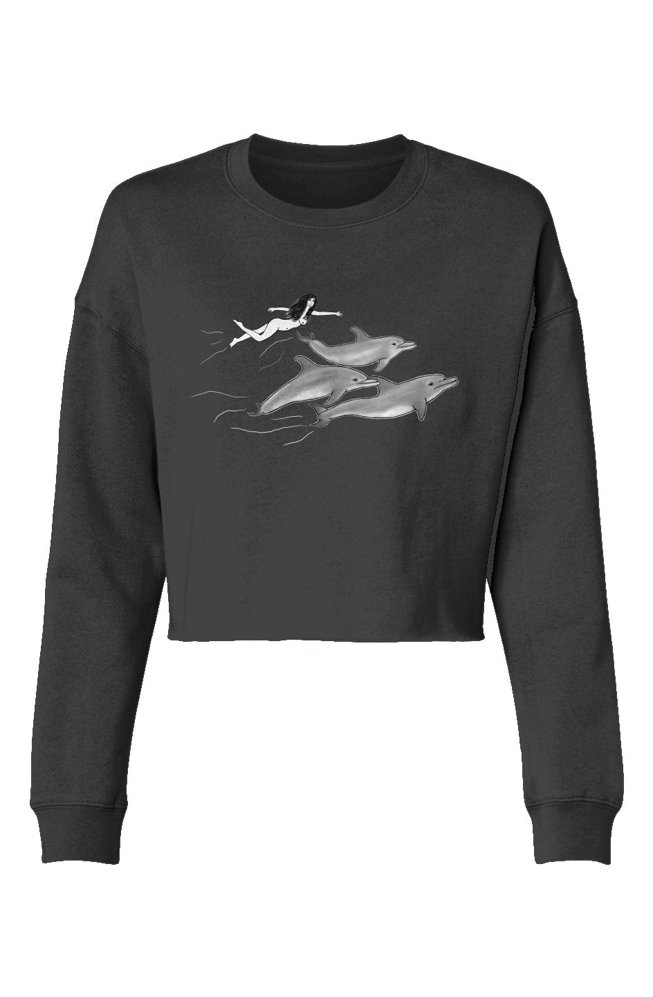 dolphin Cropped Crew