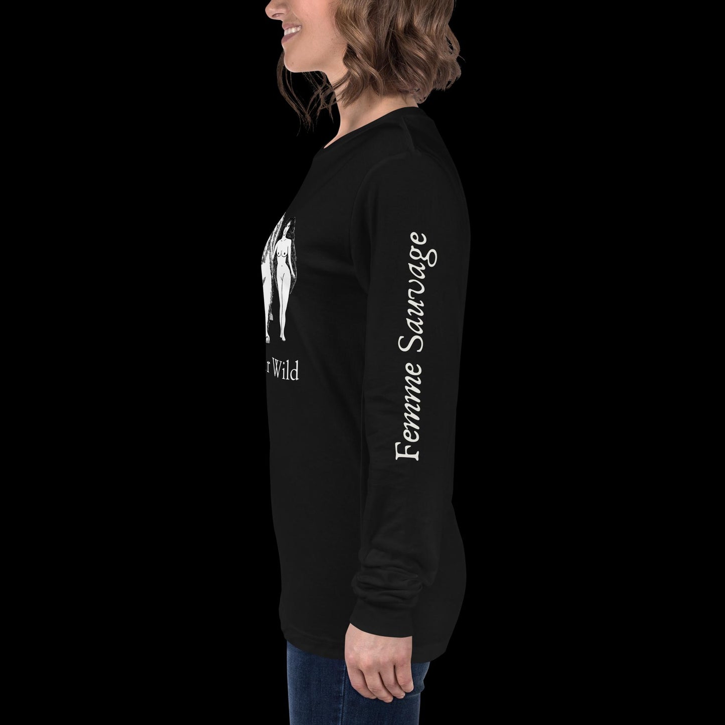 Bear Find Your Wild Dark Colors Long Sleeve Tee