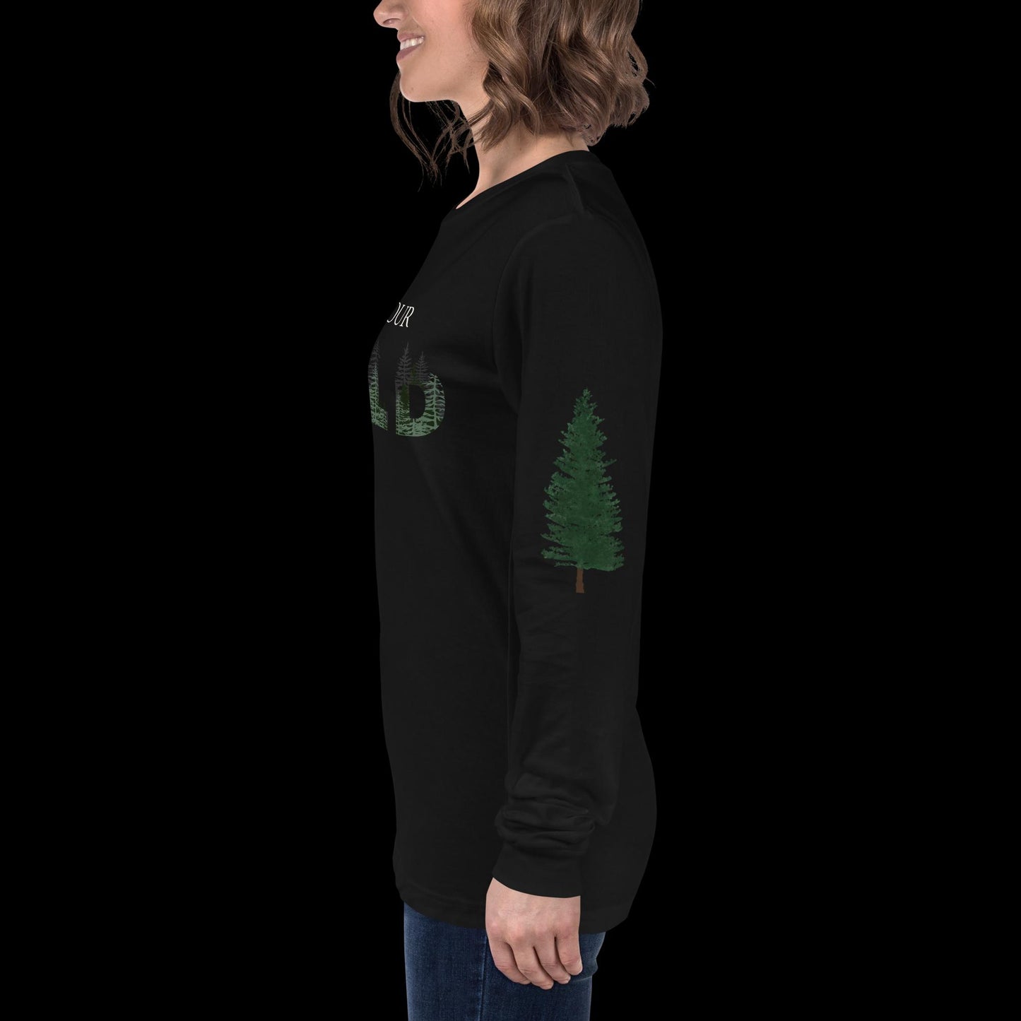 Find Your Wild Dark Colors Long Sleeve Tee