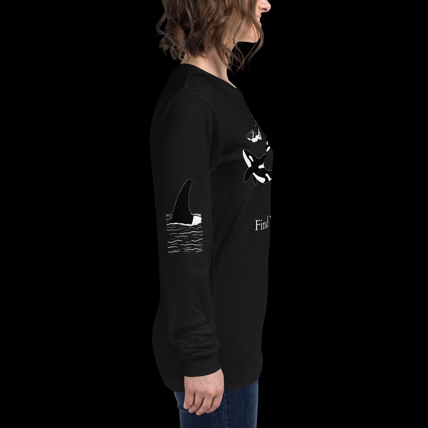 Orca Find Your Wild Dark Colors Long Sleeve Tee