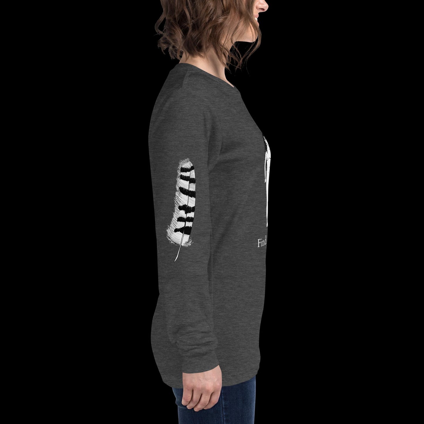 Owl Find Your Wild Dark Colors Long Sleeve Tee