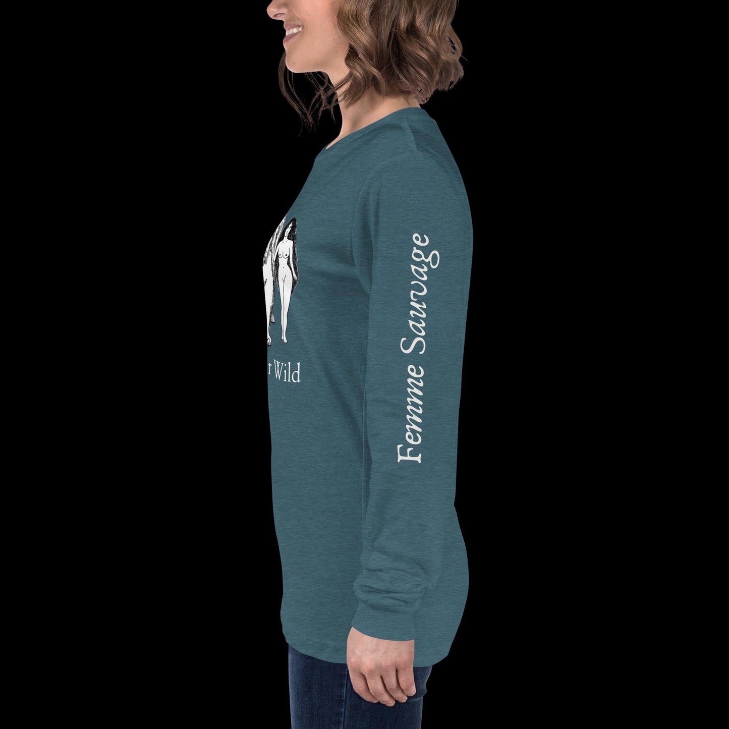 Bear Find Your Wild Dark Colors Long Sleeve Tee