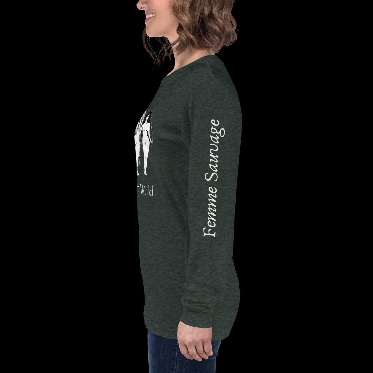 Bear Find Your Wild Dark Colors Long Sleeve Tee