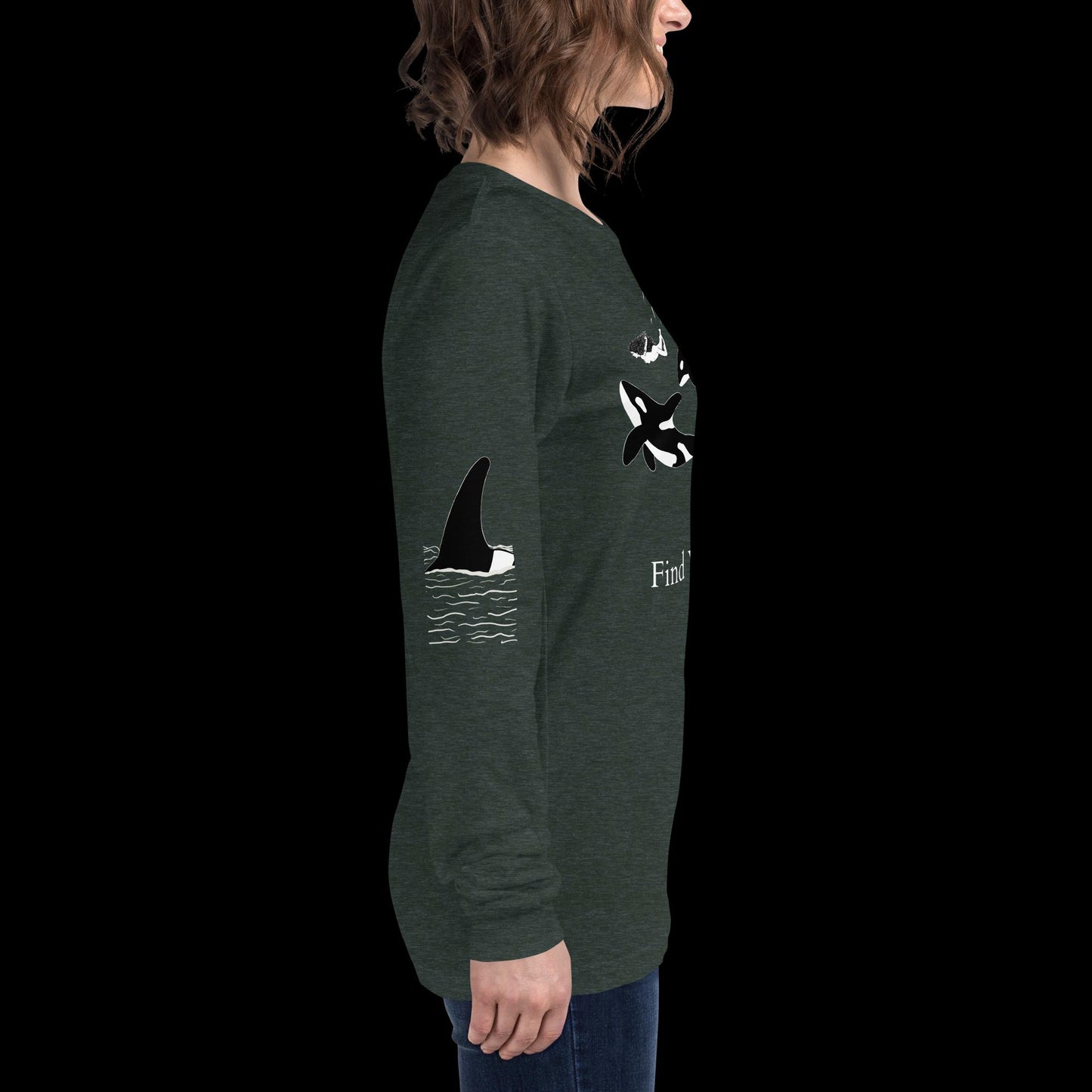 Orca Find Your Wild Dark Colors Long Sleeve Tee