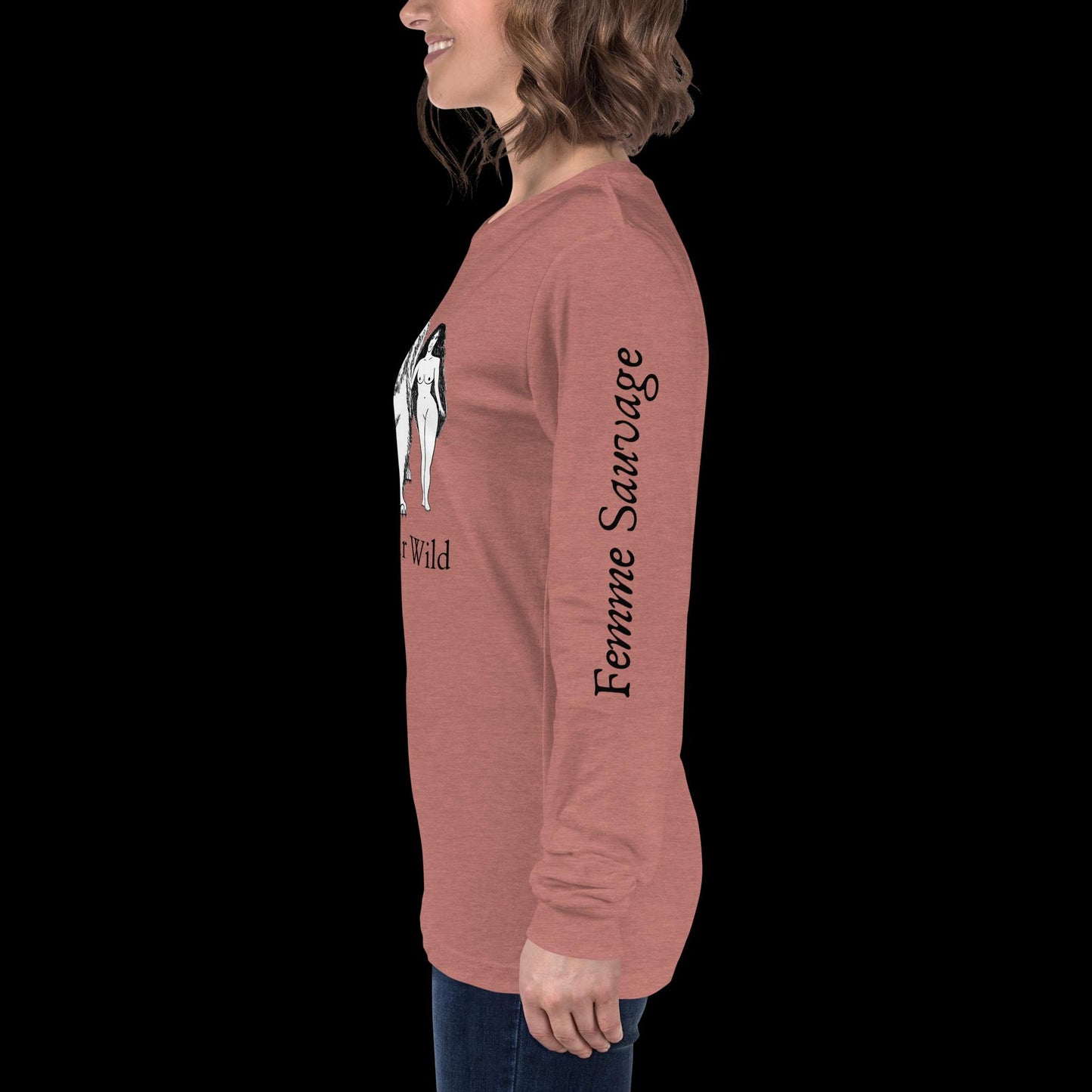 Bear Find Your Wild Light Colors Long Sleeve Tee