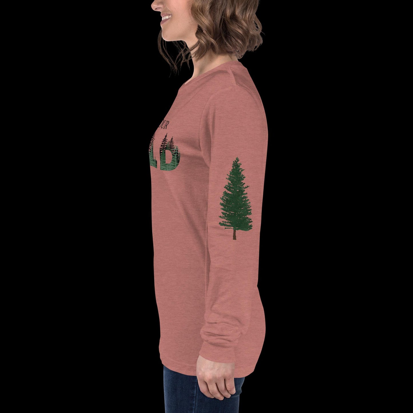 Find Your Wild Light Colors Long Sleeve Tee