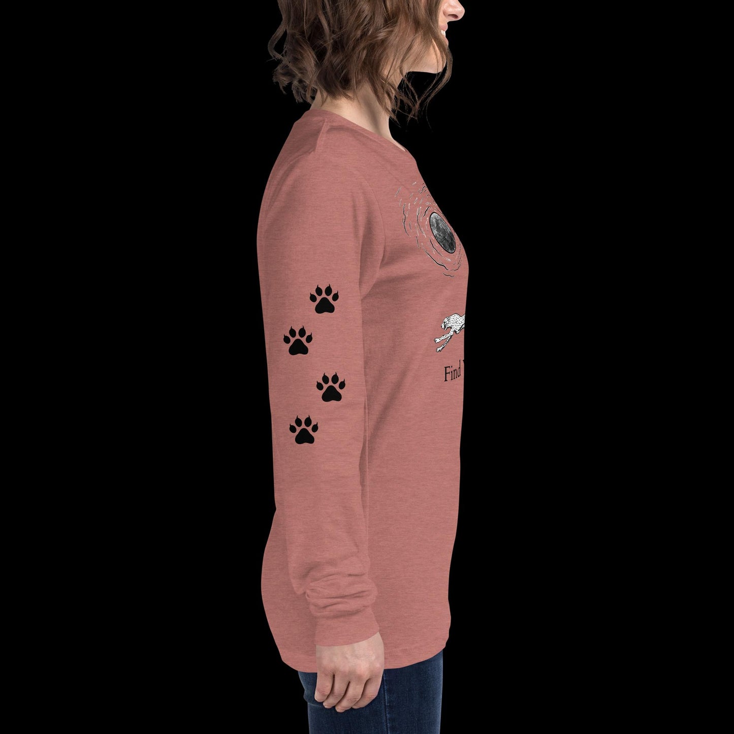 Cheetah Find Your Wild Light Colors Long Sleeve Tee