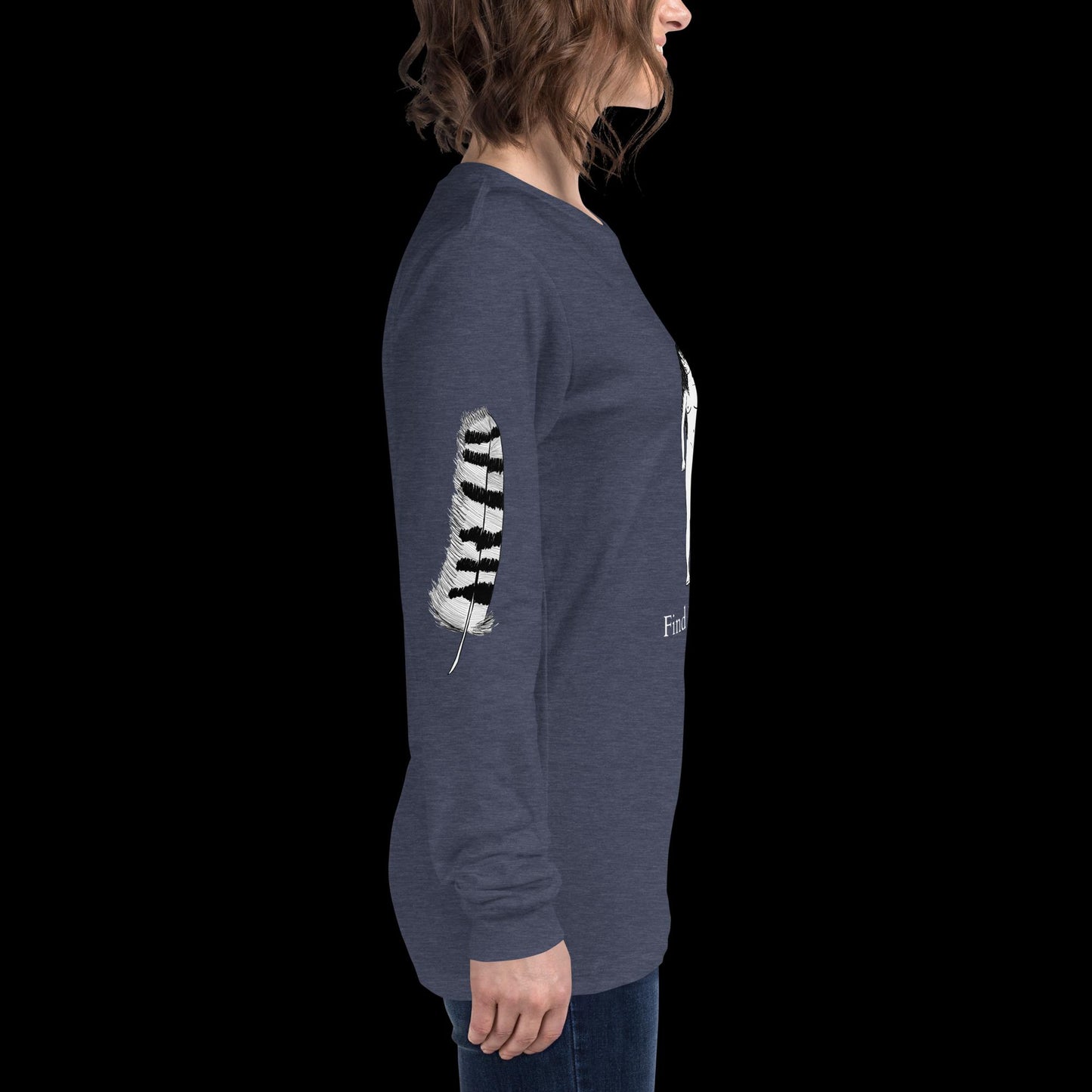 Owl Find Your Wild Dark Colors Long Sleeve Tee