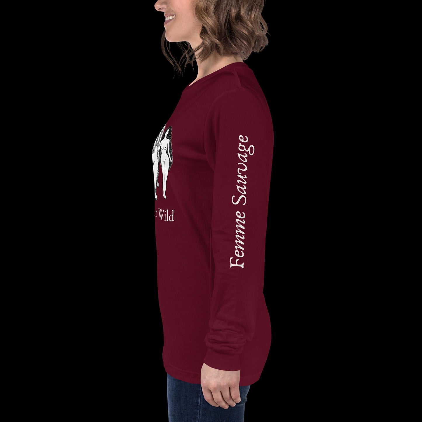 Bear Find Your Wild Dark Colors Long Sleeve Tee