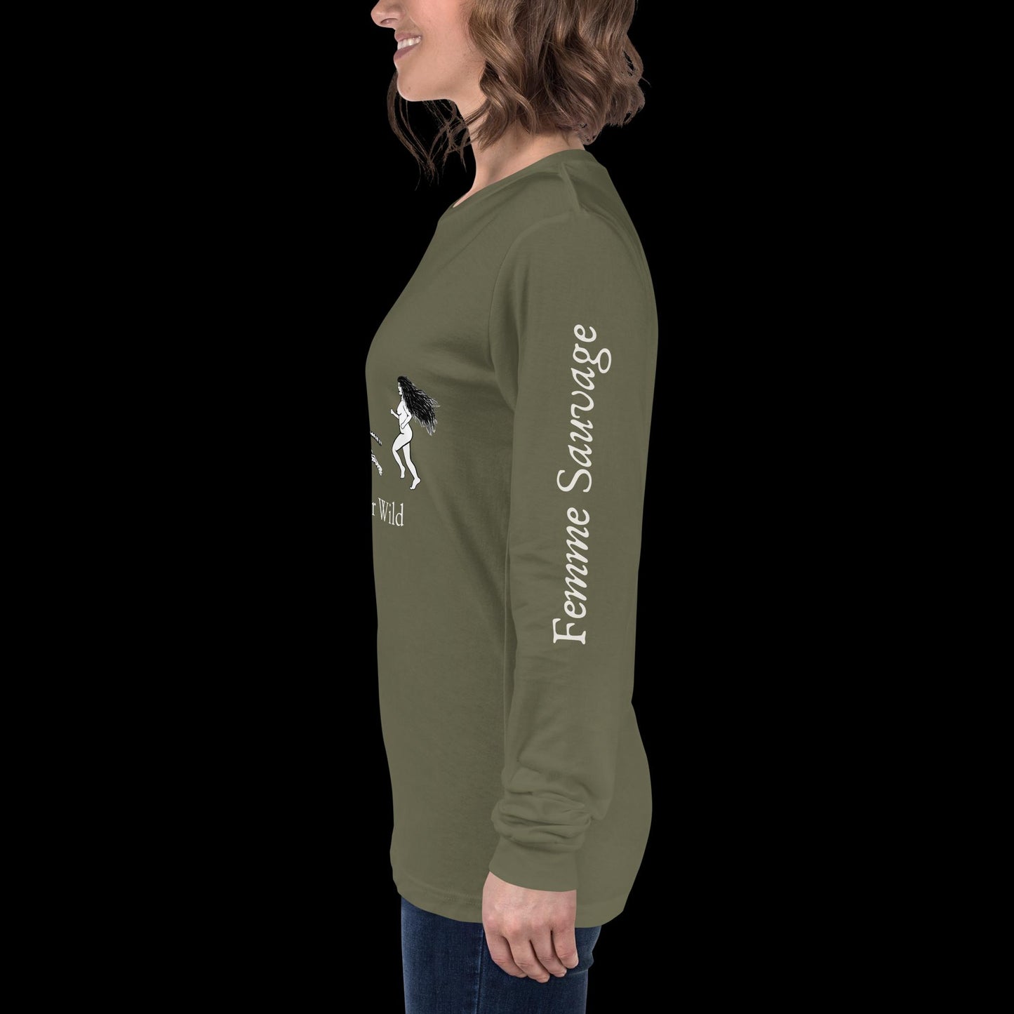 Cheetah Find Your Wild Dark Colors Long Sleeve Tee