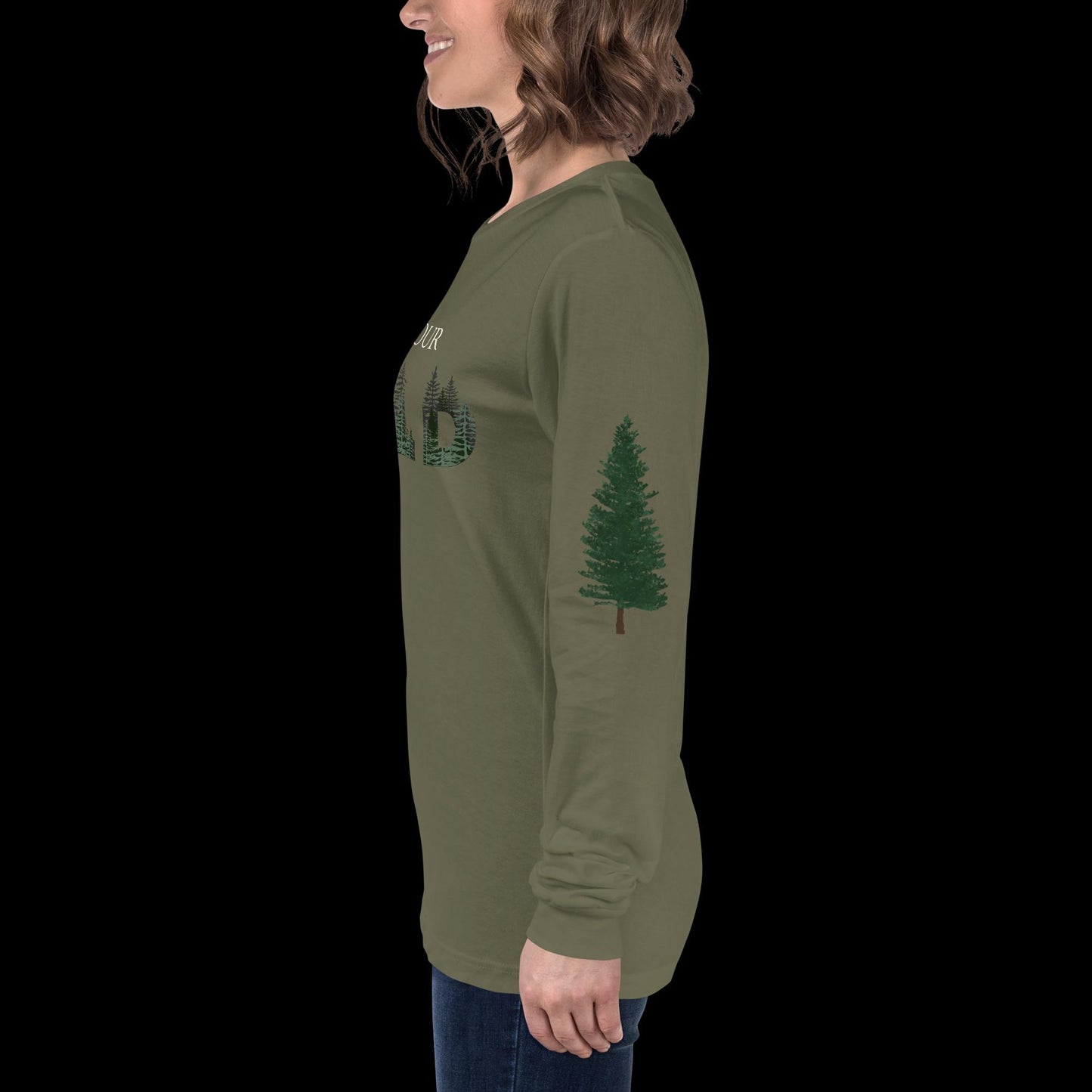 Find Your Wild Dark Colors Long Sleeve Tee