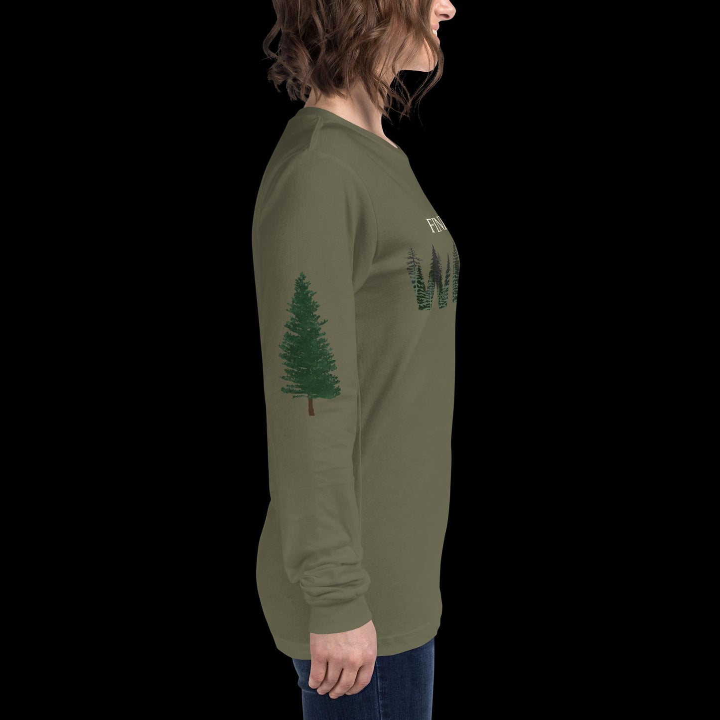 Find Your Wild Dark Colors Long Sleeve Tee