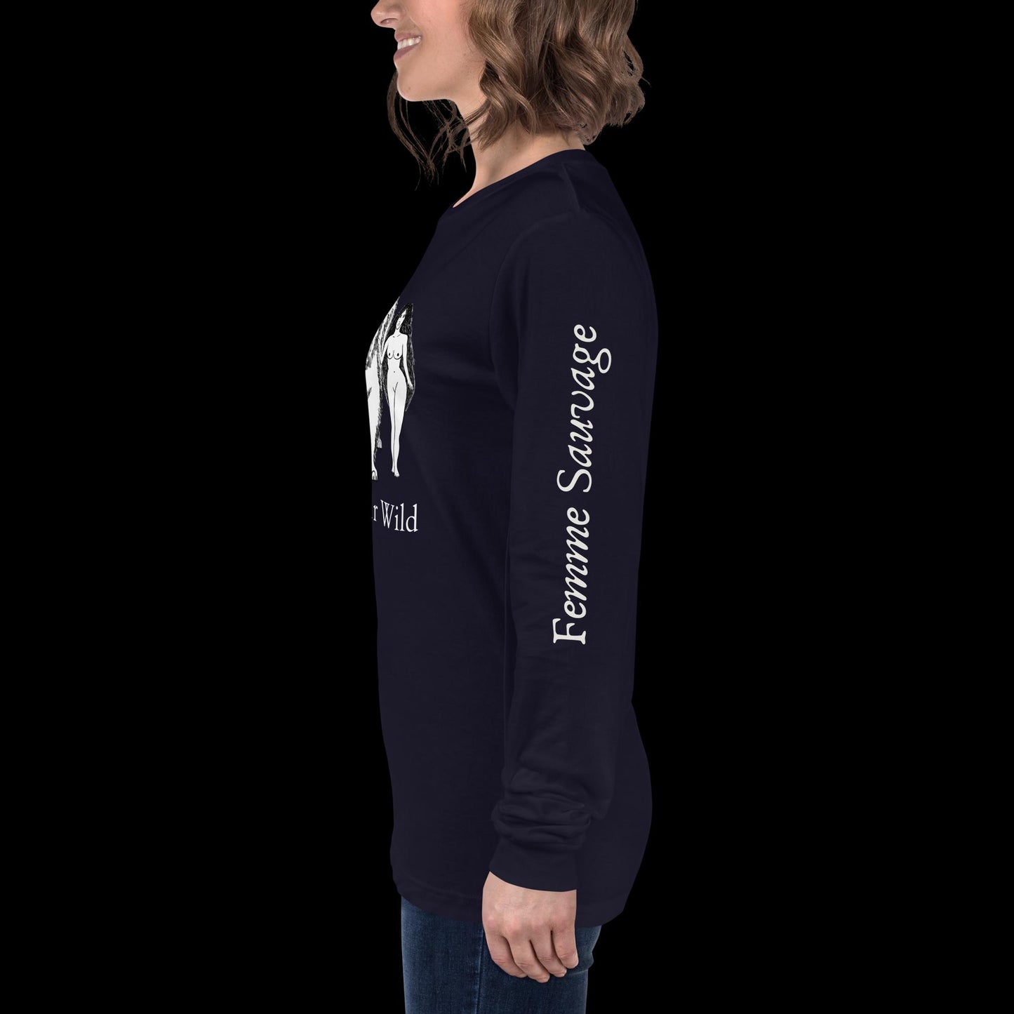 Bear Find Your Wild Dark Colors Long Sleeve Tee