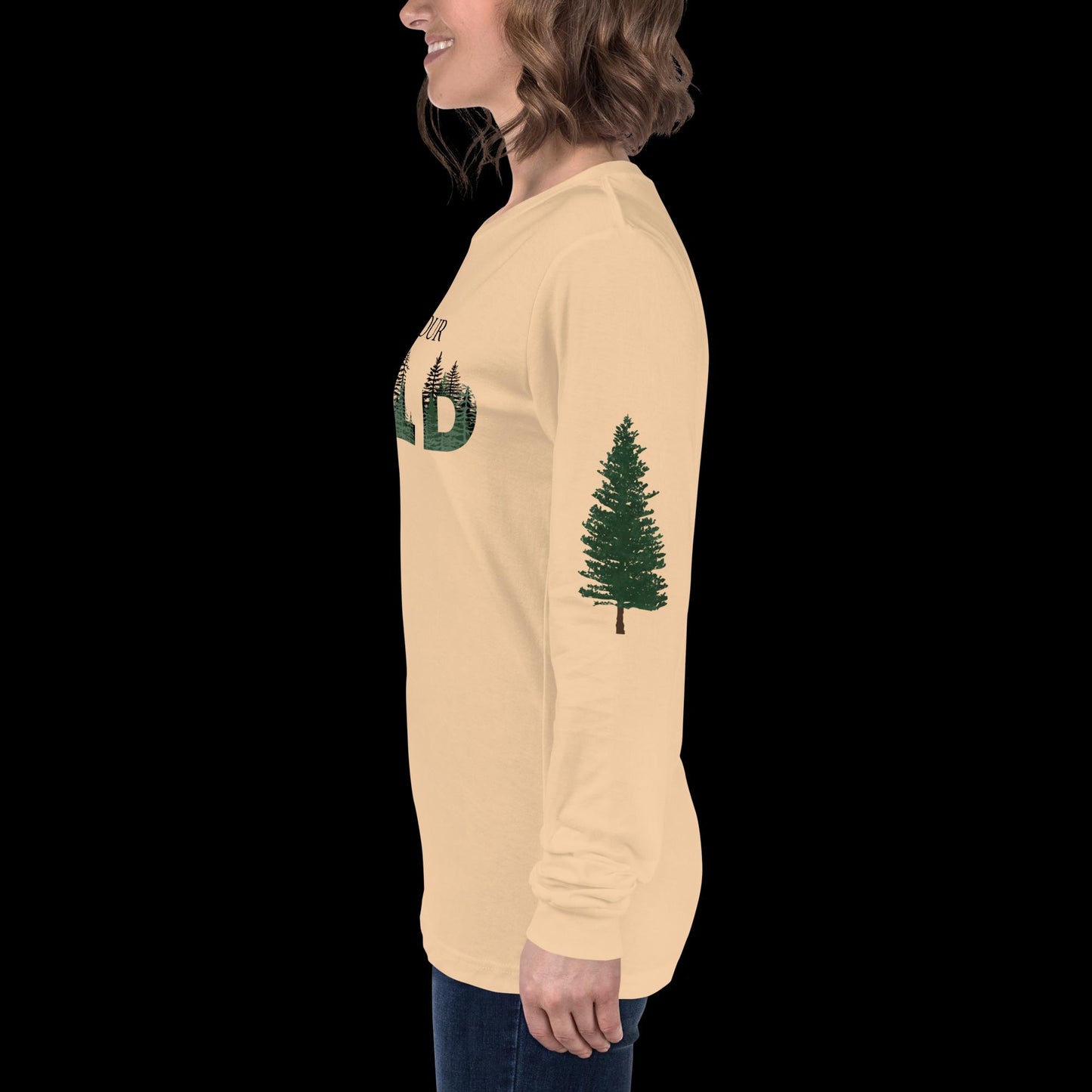 Find Your Wild Light Colors Long Sleeve Tee