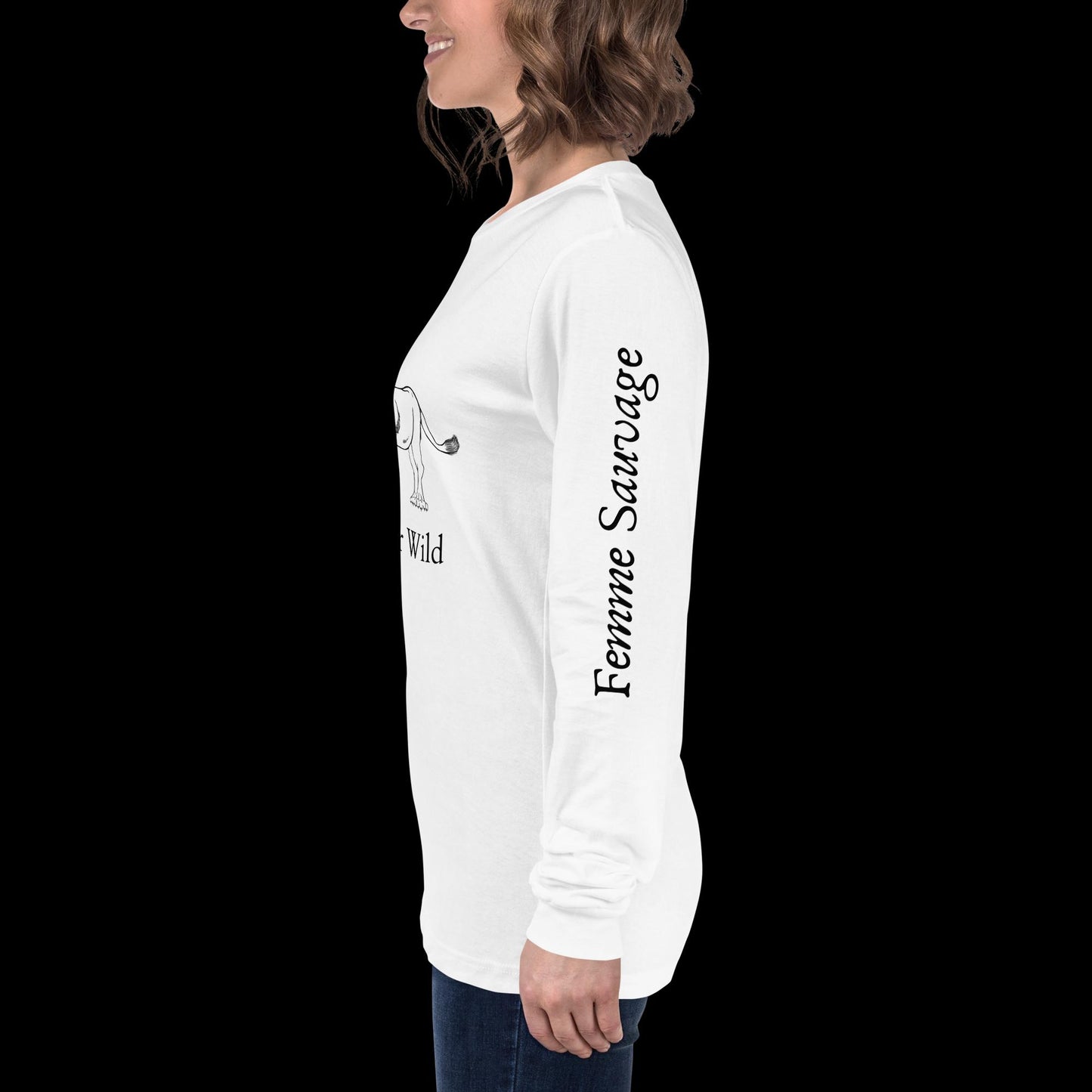 Lioness Find Your Wild Light Colors Long Sleeve Tee