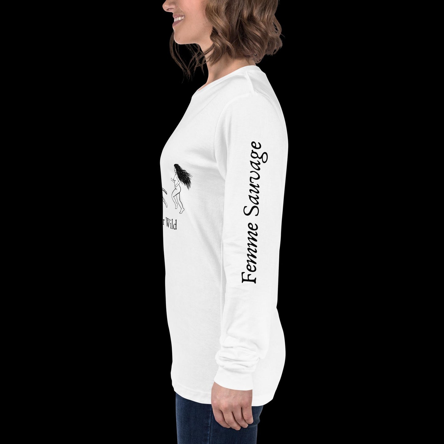 Cheetah Find Your Wild Light Colors Long Sleeve Tee