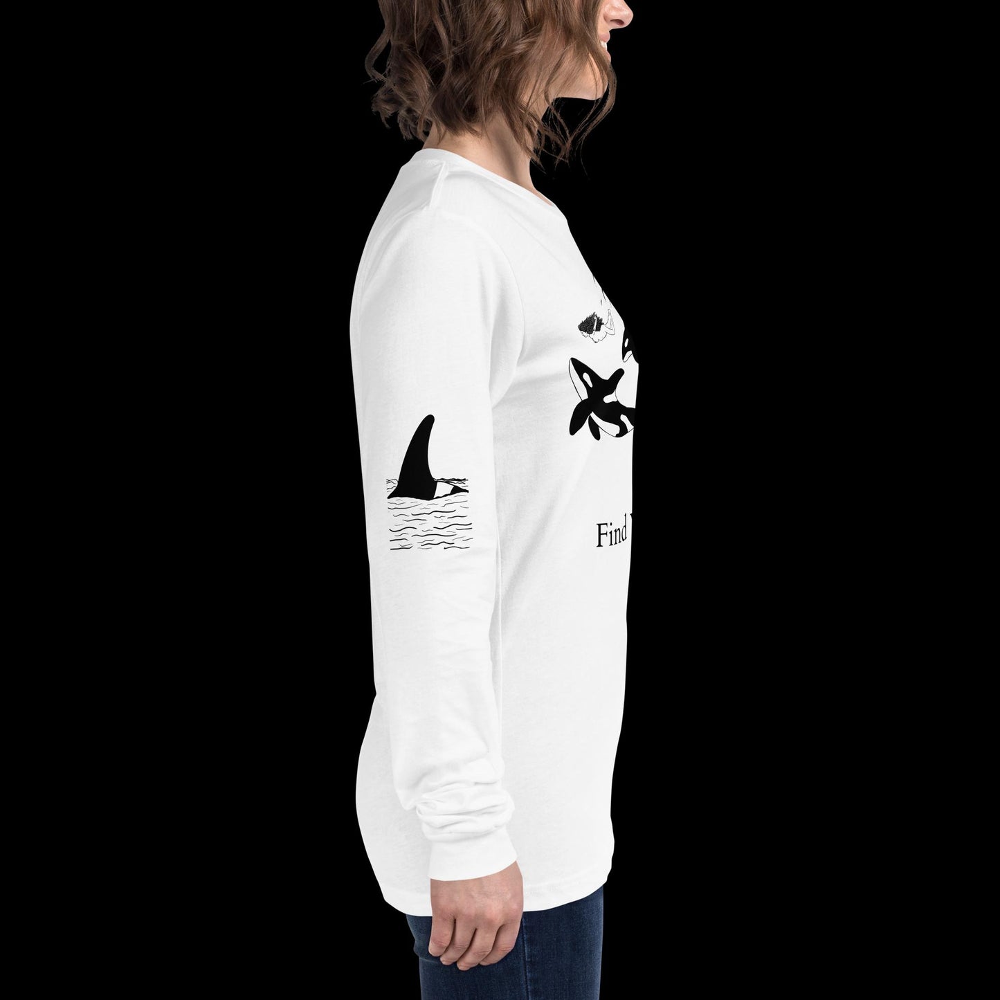 Orca Find Your Wild Light Colors Long Sleeve Tee