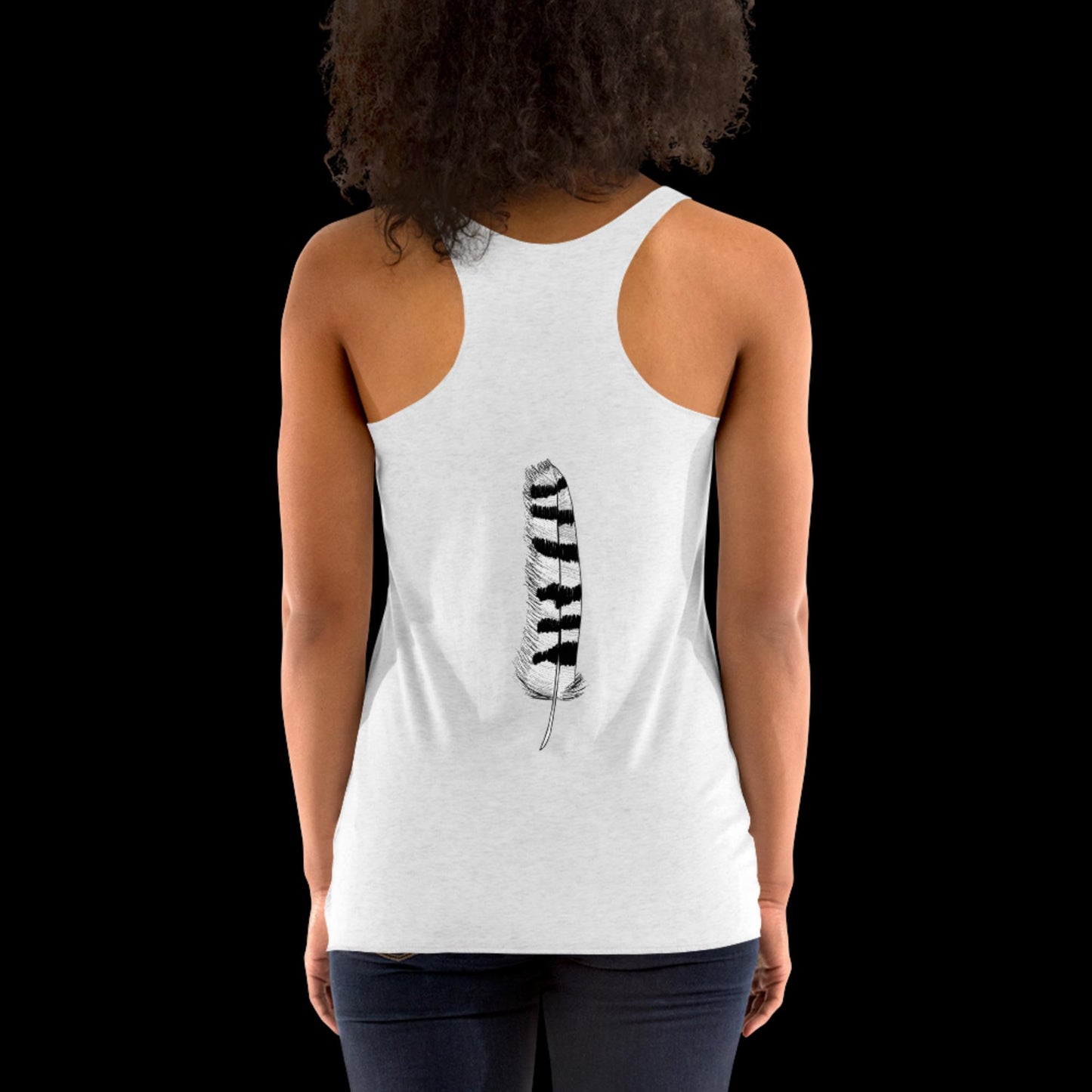 Owl Find Your Wild Light Colors Racerback Tank