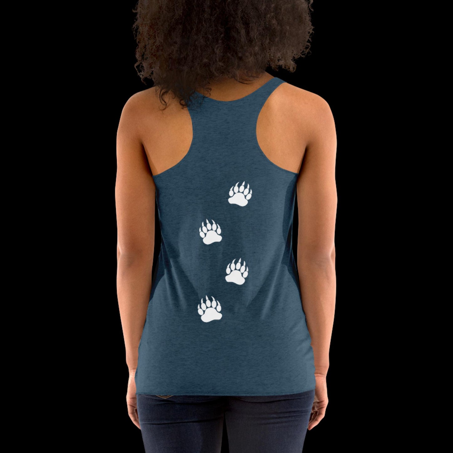 Bear Find Your Wild Dark Colors Racerback Tank