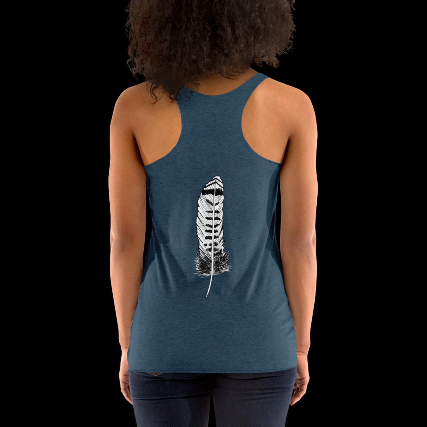 Hawk Find Your Wild Dark Colors Racerback Tank