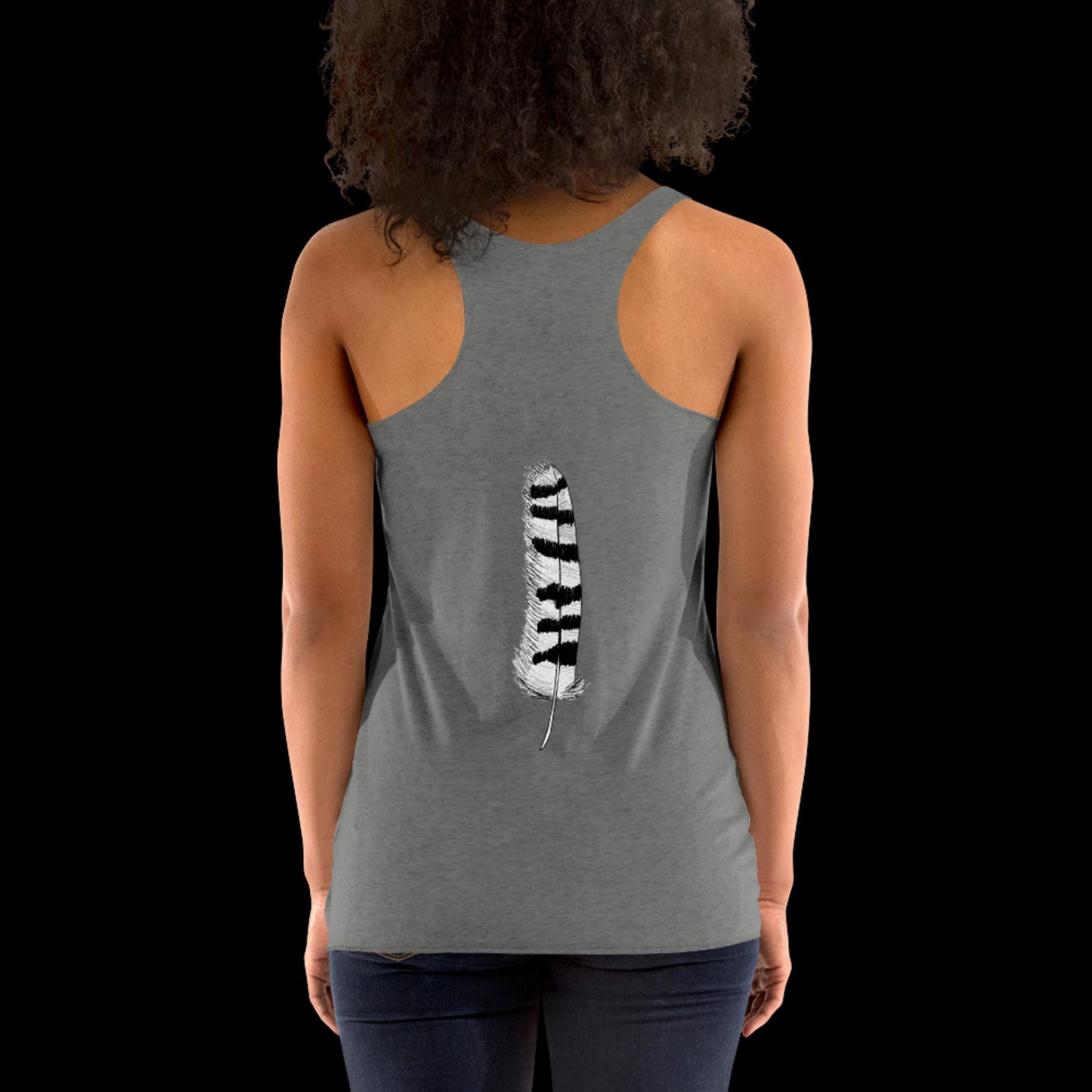 Owl Find Your Wild Light Colors Racerback Tank