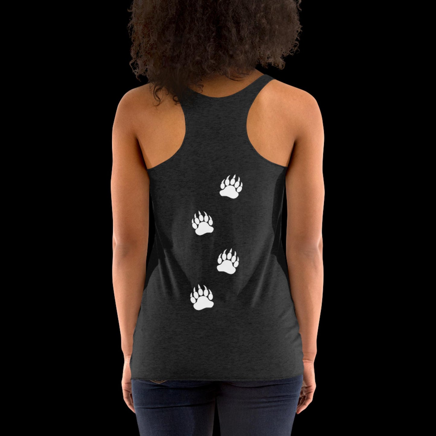 Bear Find Your Wild Dark Colors Racerback Tank