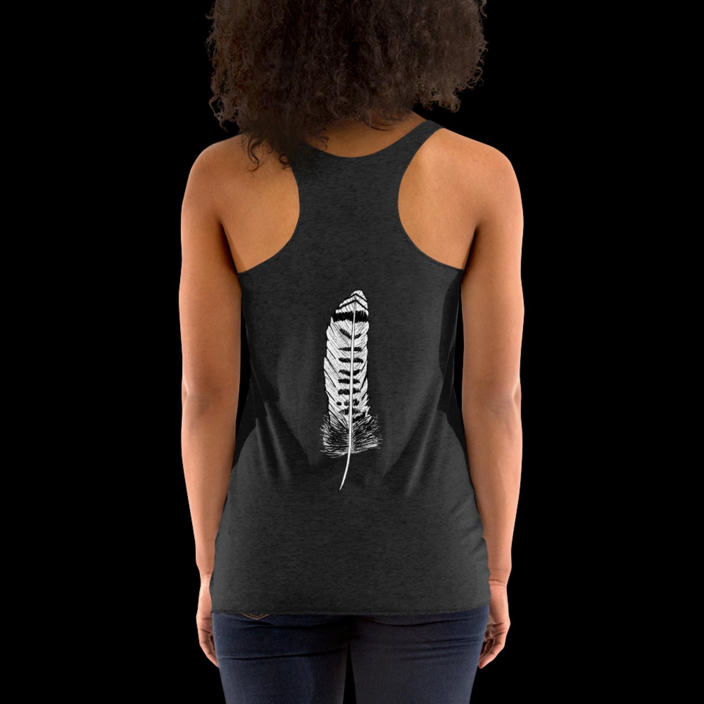 Hawk Find Your Wild Dark Colors Racerback Tank