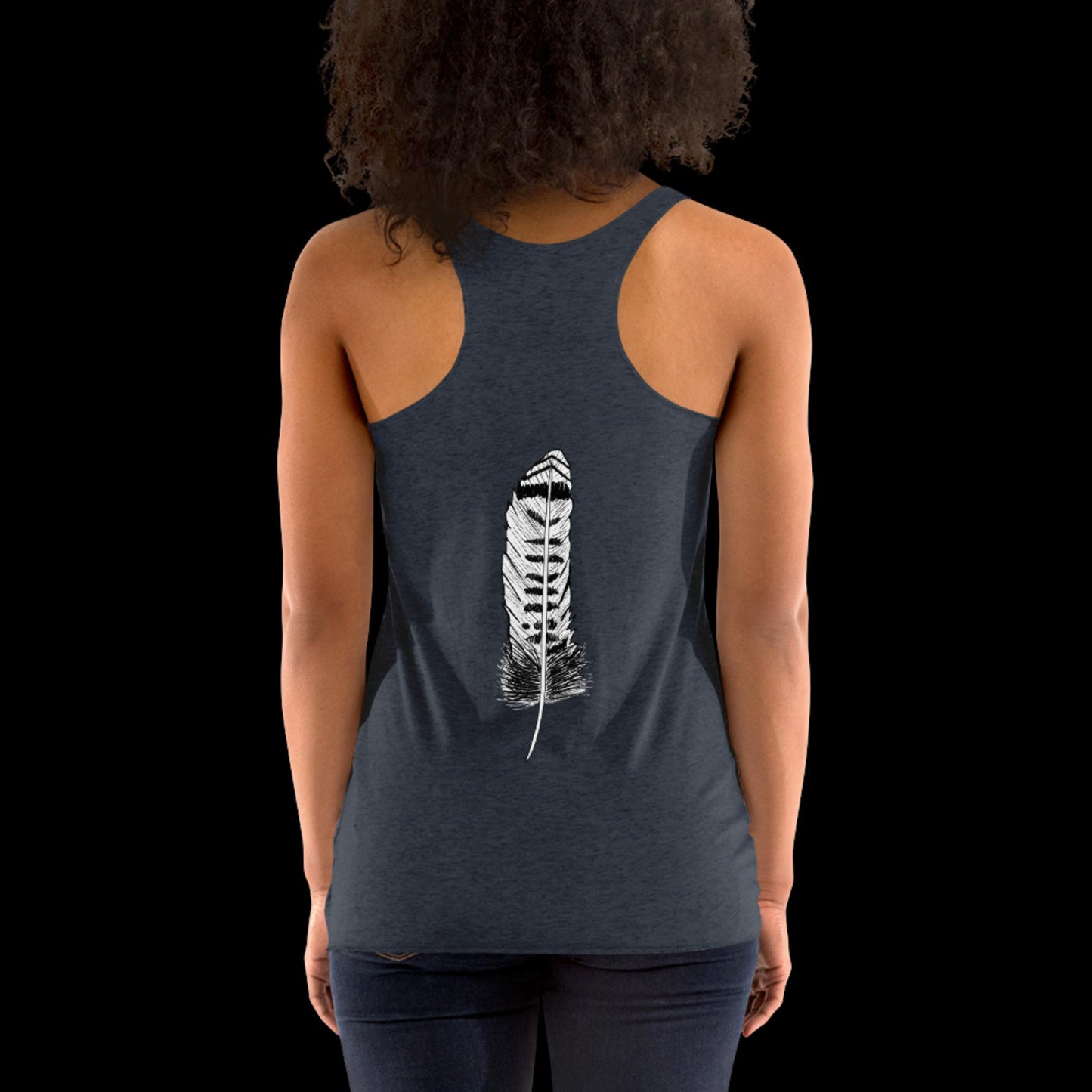 Hawk Find Your Wild Dark Colors Racerback Tank